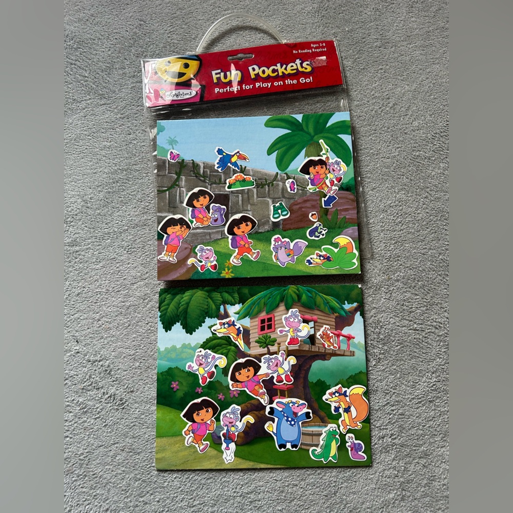 Dora Funpocket reusable sticker book